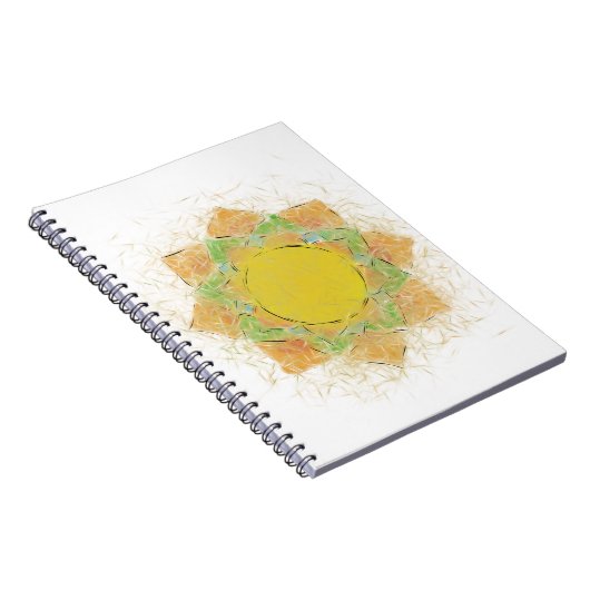 Etheral Lotus Flower Notitieboek (Rechterzijde)