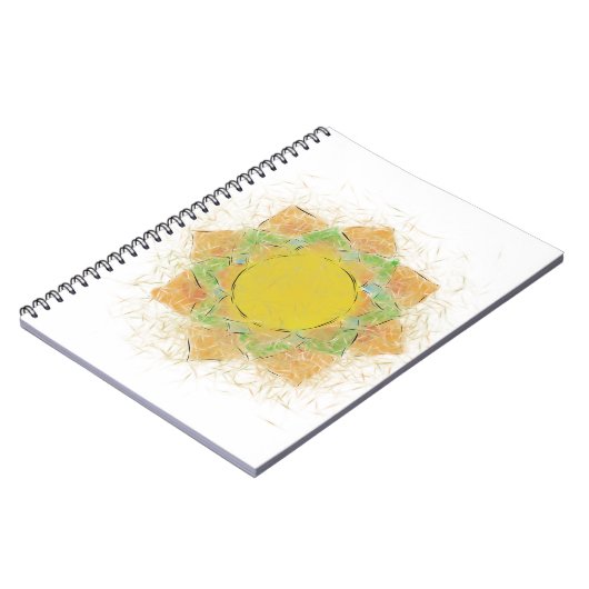 Etheral Lotus Flower Notitieboek (Linkerzijde)