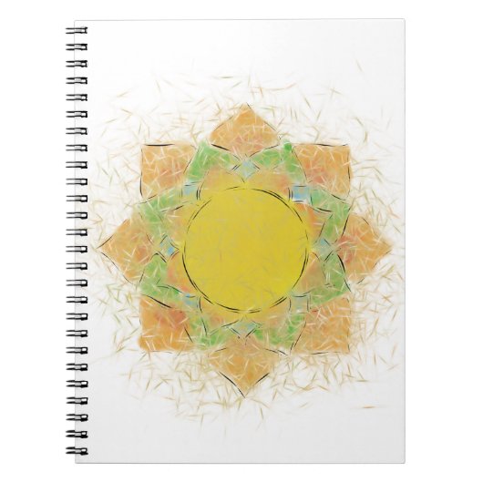 Etheral Lotus Flower Notitieboek (Voorkant)