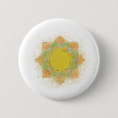 Etheral Lotus Flower Ronde Button 5,7 Cm (Voorkant)