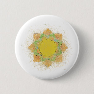 Etheral Lotus Flower Ronde Button 5,7 Cm