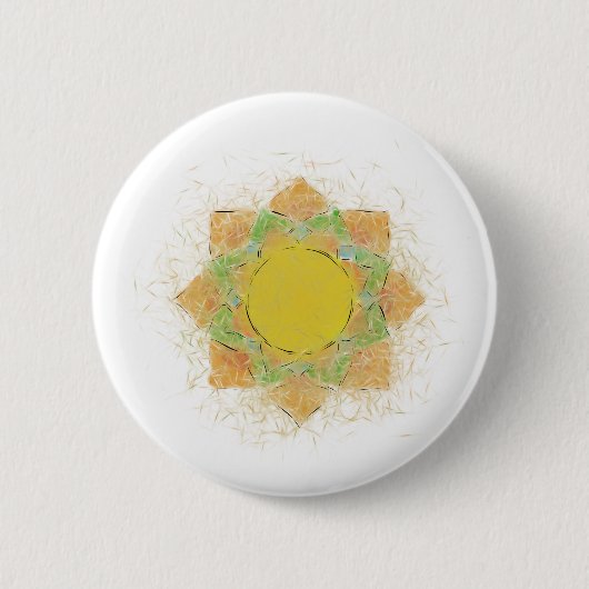 Etheral Lotus Flower Ronde Button 5,7 Cm (Voorkant)