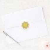 Etheral Lotus Flower Ronde Sticker (Envelop)