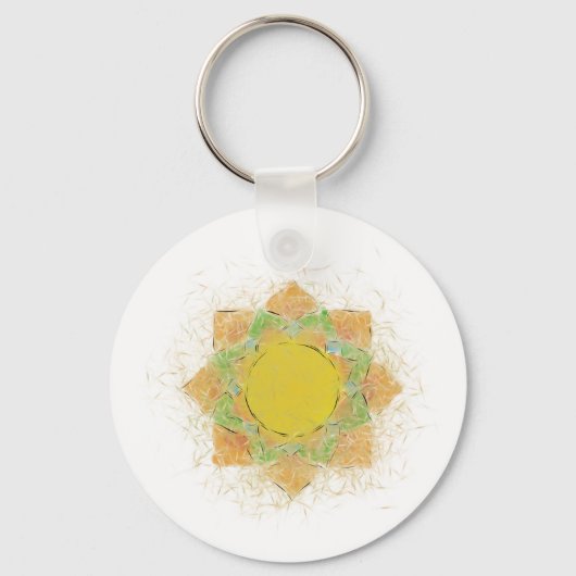 Etheral Lotus Flower Sleutelhanger (Voorkant)