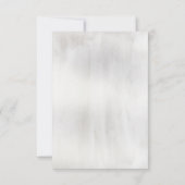 Etheral Love Wedding 3 Meal Choice RSVP Card (Achterkant)