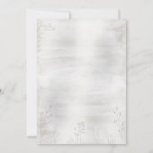 Etheral Love Wedding Invitation Suite Kaart (Achterkant)