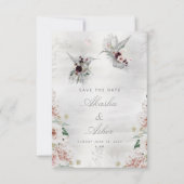 Etheral Love Wedding Save the Date Card (Voorkant)