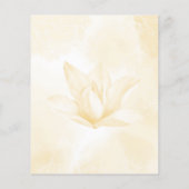 Etheral Magnolia, Budget Weduwnaar sparen de datum (Achterkant)