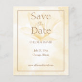 Etheral Magnolia, Budget Weduwnaar sparen de datum (Voorkant)