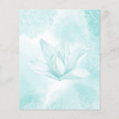 Etheral Magnolia, Budget Weduwnaar sparen de datum (Achterkant)