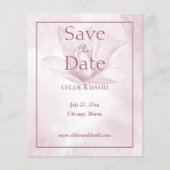 Etheral Magnolia, Budget Weduwnaar sparen de datum (Voorkant)