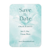 Etheral Magnolia Flower, sla de datum Magnet op Magneet (Verticaal)