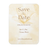 Etheral Magnolia Flower, sla de datum Magnet op Magneet (Verticaal)