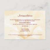 Etheral Magnolia Flower, Wedding Accommodations Informatiekaartje (Voorkant)