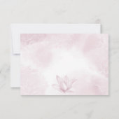 Etheral Magnolia Flower, Wedding Bedankkaart (Achterkant)