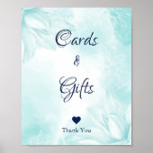 Etheral Magnolia Flower, Wedding Cards & Gifts Po Poster (Voorkant)