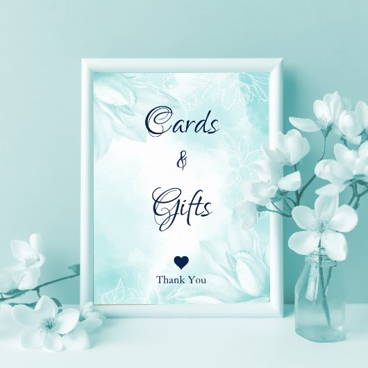 Etheral Magnolia Flower, Wedding Cards & Gifts Po Poster