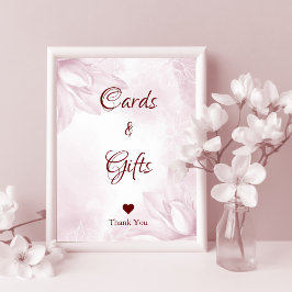 Etheral Magnolia Flower, Wedding Cards & Gifts Poster