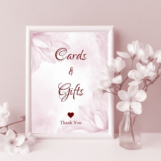 Etheral Magnolia Flower, Wedding Cards & Gifts Poster