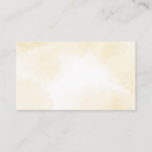 Etheral Magnolia Flower, Wedding Details Informatiekaartje (Achterkant)