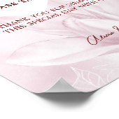 Etheral Magnolia Flower, Wedding Favors Poster (Hoek)