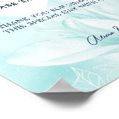 Etheral Magnolia Flower, Wedding Favors Poster (Hoek)