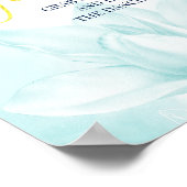 Etheral Magnolia Flower, Wedding Glow Poster (Hoek)