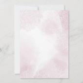 Etheral Magnolia Flower, Wedding Kaart (Achterkant)