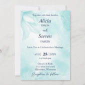 Etheral Magnolia Flower, Wedding Kaart (Voorkant)