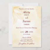 Etheral Magnolia Flower, Wedding Kaart (Voorkant)