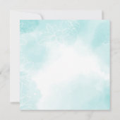 Etheral Magnolia Flower, Wedding Kaart (Achterkant)