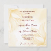 Etheral Magnolia Flower, Wedding Kaart (Voorkant)