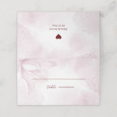 Etheral Magnolia Flower, Wedding Plaatskaartje (Buitenkant ongevouwen)