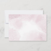 Etheral Magnolia Flower, Wedding RSVP Kaartje (Achterkant)