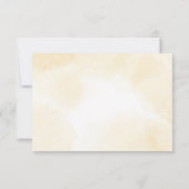 Etheral Magnolia Flower, Wedding RSVP Kaartje (Achterkant)