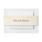 Etheral Magnolia Flower, Wedding Uitnodigingen Wikkel (Voorkant Voorbeeld)