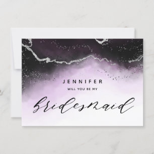Etheral Mist Ombre Violet Bridesmaid Voorstel