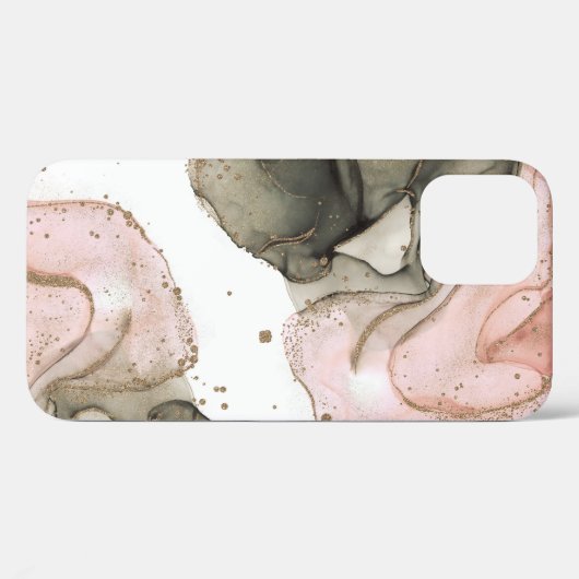 Etheral Moody Pink Black Gold Inky Fantasy Glam Case-Mate iPhone Case (Achterkant (horizontaal))