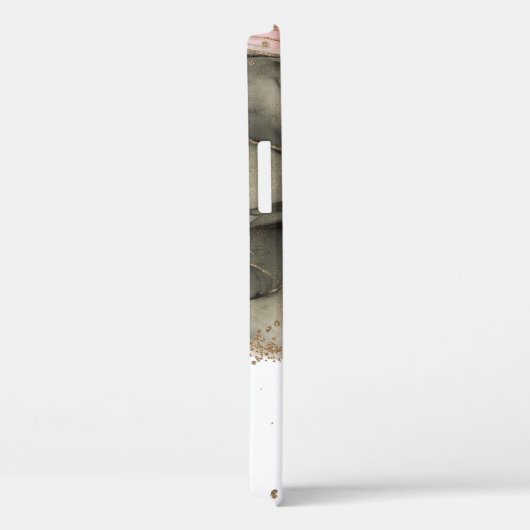 Etheral Moody Pink Black Gold Inky Fantasy Glam Case-Mate iPhone Case (Achterkant / Rechts)