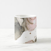 Etheral Moody Pink Black Gold Inky Fantasy Glam Koffiemok (Center)