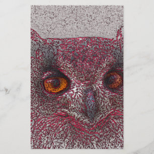 Etheral Owl Briefpapier