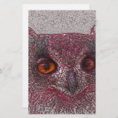 Etheral Owl Briefpapier (Voorkant / Achterkant)