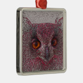 Etheral Owl Metalen Ornament (Rechts)
