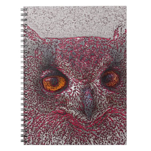 Etheral Owl Notitieboek (Voorkant)