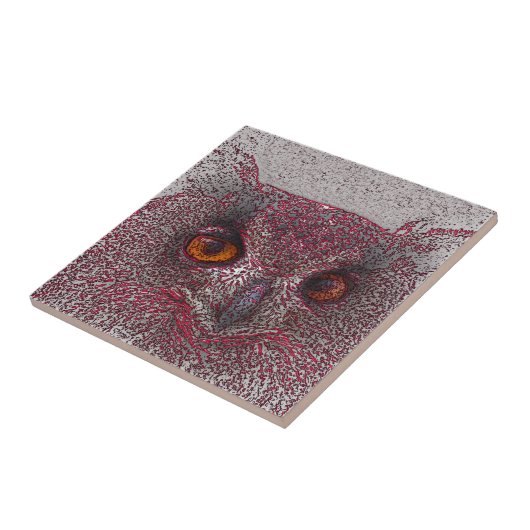 Etheral Owl Tegeltje (Zijkant)