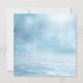 Etheral Palm Trees & Beach Wedding Invitation Kaart (Achterkant)