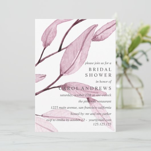 Etheral Pink | Lafy Vrijgezellenfeest Weddenschap Kaart (Staand voorkant)