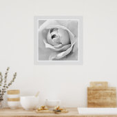 Etheral Roos Bud Lijst Poster (Keuken)