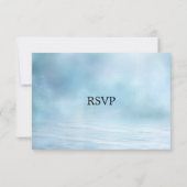 Etheral Sandy Beach Wedding RSVP Card Kaartje (Achterkant)