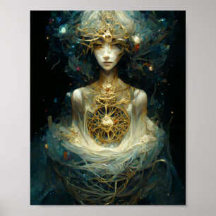 Etheral Sprite Fantasy Art Poster